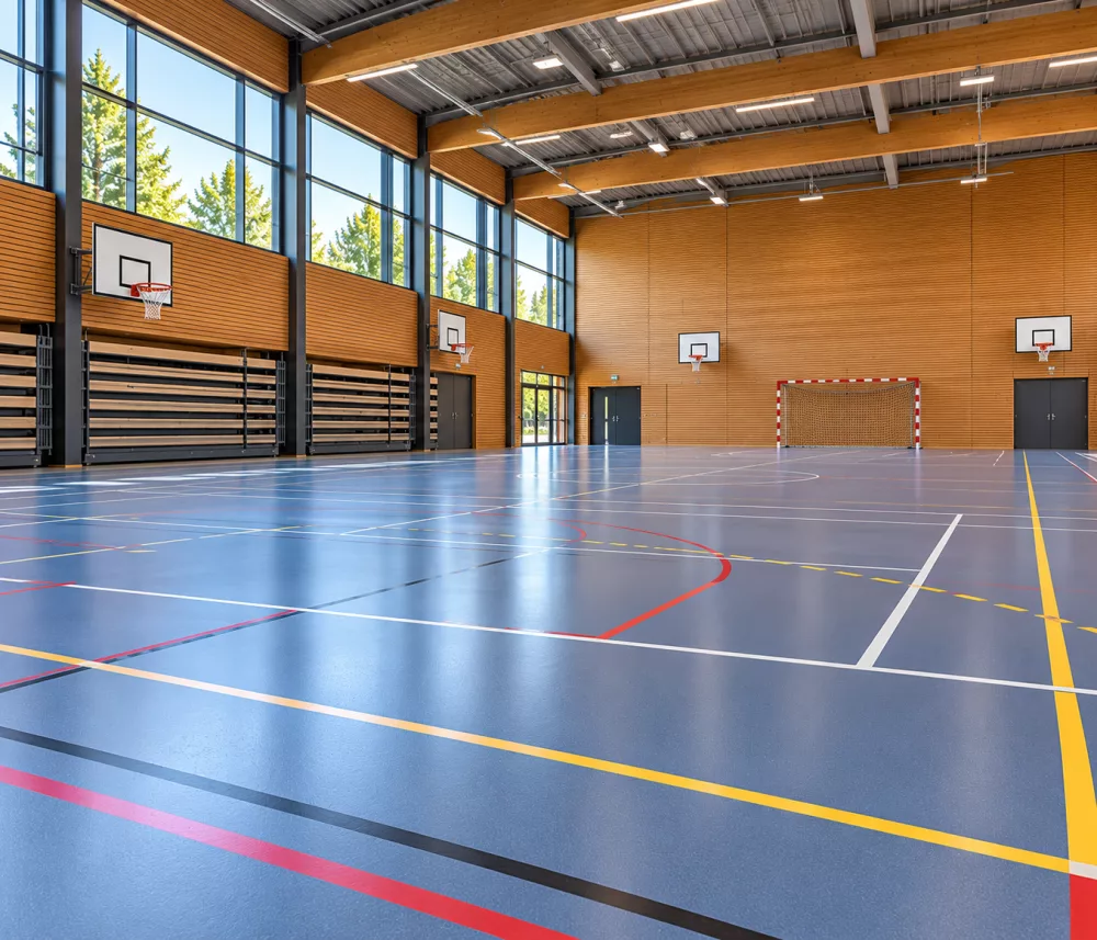 Hall and gymnasium floors